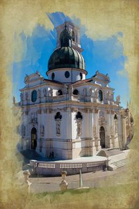 Sanctuaire de Monte Berico, Vicenza, Italie (photo manipulée) - Unbekannt