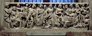 Sarcophage avec relief représentant Prométhée et la Création de l