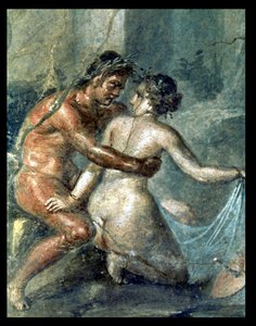 Satyre et Ménade, détail d
