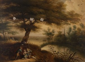 Idylle de berger - Unbekannter Künstler