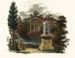 Inventions scientifiques de Stephen Hales dans un jardin - Unbekannter Künstler