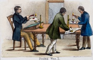 Cire à cacheter, vers 1845 - Unbekannt