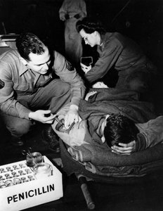 Seconde Guerre mondiale (1939-1945) : Luxembourg février 1945 : Dans un hôpital d