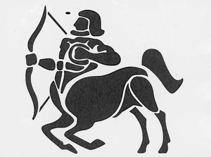 Signe du zodiaque : le sagittaire (Signe astrologique : sagittaire) Collection privée