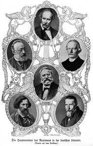 Six écrivains réalistes allemands célèbres