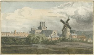 Stafford - Vue Nord-Ouest: aquarelle, nd [?19e siècle]