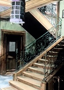 Escalier dans la maison de Goethe
