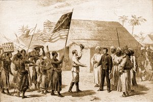 Stanley trouvant Livingstone à Zanzibar