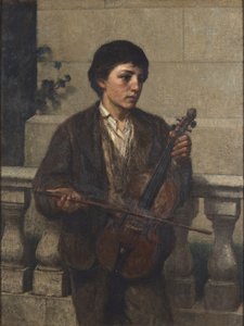 Musicien de rue 1800