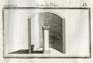Études sur gli sfondi, ombre e luci. Gravure du Traité de la peinture de Léonard de Vinci - Unbekannt