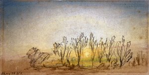 Coucher de soleil avec 