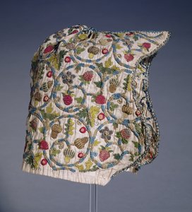 Coiffe de femme, anglaise, fin du XVIe siècle