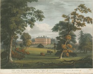 Teddesley Hall : gravure à l