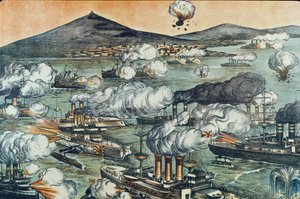 La bataille de Port Arthur le 08/02/1904