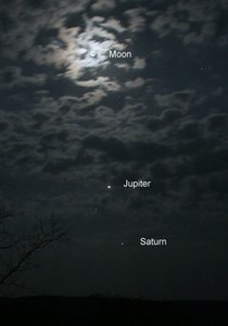 La Lune, Jupiter et Saturne, 2005 - Unbekannt