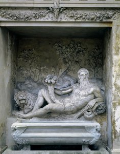 Le Nymphée, détail d