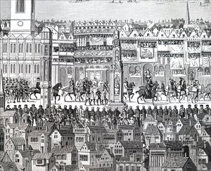 Le cortège de couronnement du roi Édouard VI - Unbekannt