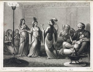 Un harem égyptien, animé par les danseuses et les almées