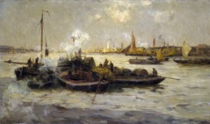 Vue de Limehouse, Angleterre, avec une description de l