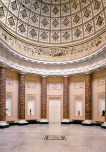 Vue du Salon de Marbre, Maison Stowe, Buckinghamshire, construit 1777-1780