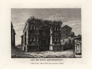 Vue des ruines de l