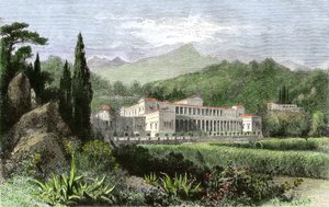 Villa de Pline le Jeune (en latin Caius Plinius Caecilius Secundus, 61-114), écrivain et politicien romain, Rome antique - Unbekannter Künstler