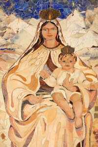 Vierge et enfant. Chili. Basilique de l
