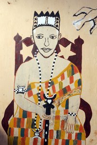 Peinture murale vaudou sur un couvent