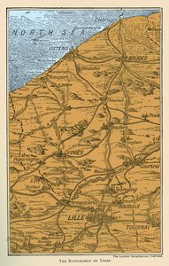 Champ de bataille de la Première Guerre mondiale à Ypres