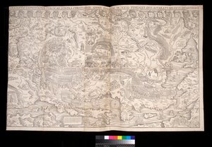 Carte murale de la campagne turque de 1529 par Johann Haselberg et Christoph Zell, Nuremberg - Unbekannt