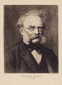 Werner von Siemens, ingénieur électricien et inventeur allemand, c 1880 - Unbekannter Künstler