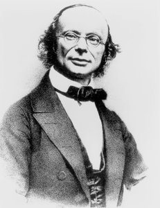 Wilhelm Eduard Weber, physicien allemand, vers 1860