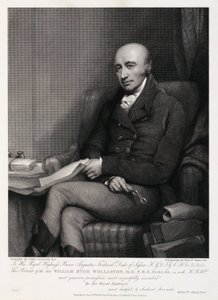 William Hyde Wollaston, chimiste et métallurgiste anglais, vers 1810