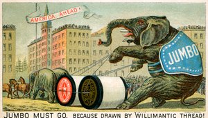 Willimantic Thread - publicité de la fin du 19ème siècle - Unbekannter Künstler