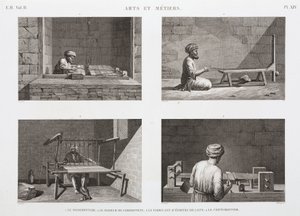 Laine & Drap, Tissage, Égypte, vers 1798 - Unbekannt