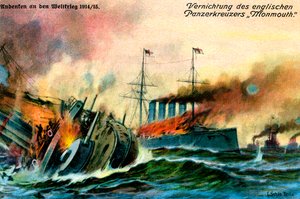 Première Guerre mondiale : Naufrage du croiseur cuirassé britannique