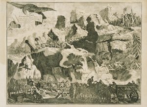 Passage des Alpes avec artillerie lourde - Unbekannter Stecher