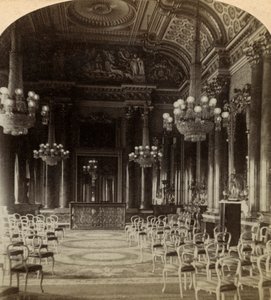 Salle de bal, Palais de Buckingham, Londres - Underwood and Underwood