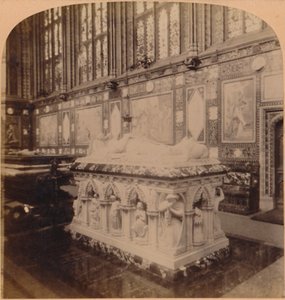 Cénotaphe du Prince Consort, dans la chapelle commémorative Albert, Windsor, Angleterre, 1900