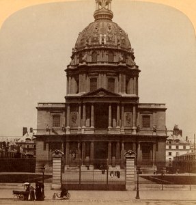 Dôme des Invalides, où repose le grand guerrier - Tombeau de Napoléon Ier, Paris, France, 1900