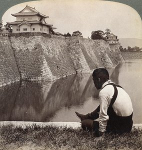 Château féodal des fiers Shoguns, Osaka, Japon, 1904