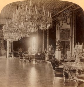 Dans la résidence somptueuse du roi Oscar II, Palais Royal de Stockholm, Suède