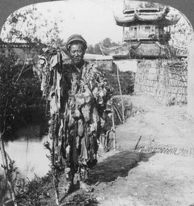 Roi des mendiants, Loong Wah, Chine, fin du XIXe ou début du XXe siècle - Underwood and Underwood