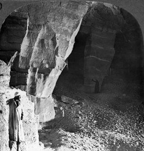 Chambres de carrière de Masara, Égypte, 1905