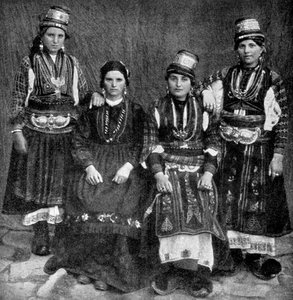 Femmes roms, Albanie, 1922
