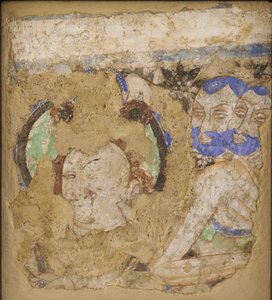 Bodhisattvas et moines, de la grotte 224