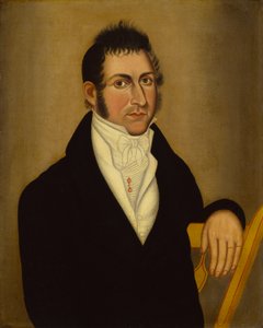 Homme à la chaise jaune - Unidentified