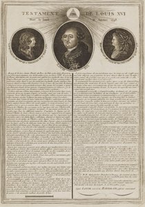 Testament de Louis XVI - Unidentified