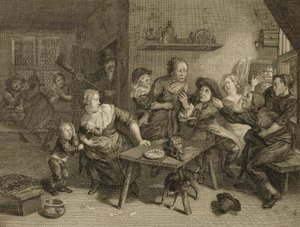 Deux hommes tirant des couteaux... - Unidentified