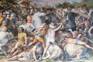 Bataille de Tullus Hostilius, Rome, Italie